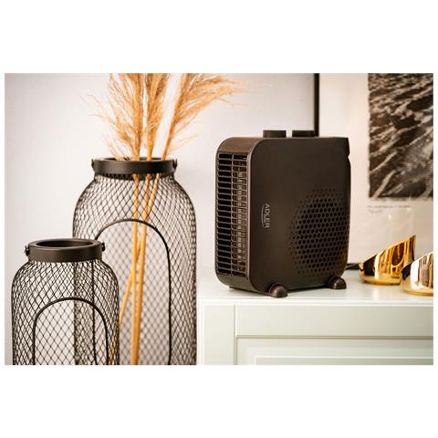 Ad7725b Termoventilatore Portatile Aria Calda / Fredda 2 Livelli Di Potenza, Termostato 2000w Nero - Foto 18