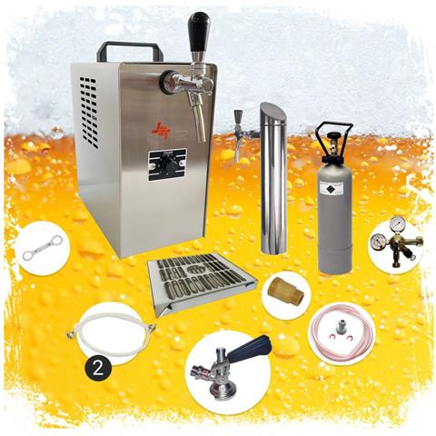 Set Completo Spillatore Birra Dispenser Birra Macchina Per Birra - Jet 30 1-linea 35 Litri /h - Raffreddatore A Flusso Keg Senza - Foto 5