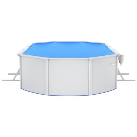Piscina Con Pompa Filtro A Sabbia E Scaletta 610x360x120 Cm - Foto 2