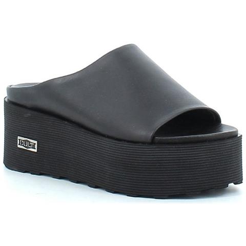 Nancy Sandali Zeppa Platform Pelle Nero Rock Nero 37 - Foto 1