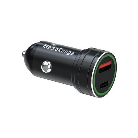 Mediarange Mrma120 Caricabatterie Per Dispositivi Mobili Nero Auto - Foto 2