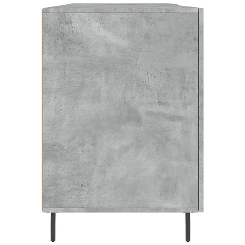Scrivania Grigio Cemento 140x50x75 Cm In Legno Multistrato - Foto 10