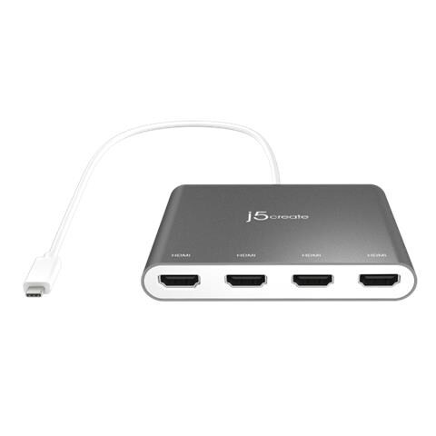 J5create Jca366-n Adattatore Multi-monitor Da Usb-cãƒâ¢ã‚â€žã‚â¢ A Hdmiãƒâ¢ã‚â€žã‚â¢ A 4 Porte (usb-c To 4 Port Hdmi Mul - Foto 2