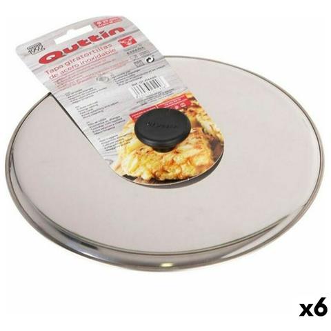 Coperchio Quttin 144881 Acciaio Inossidabile Ø 27 Cm Acciaio 27 X 27 X 3 Cm - Foto 1