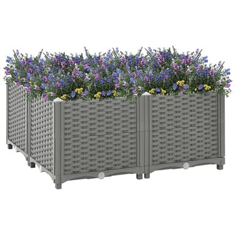 Fioriera Rialzata 80x80x38 Cm In Polipropilene - Foto 1