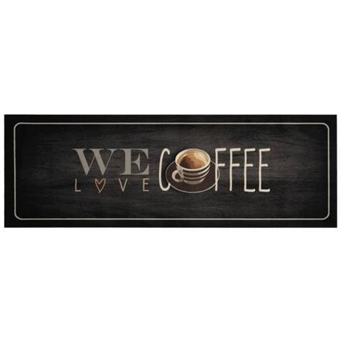 Tappeto Da Cucina Lavabile Testo Caffè 60x180 Cm In Velluto - Foto 2