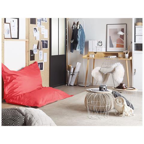 Fodera Per Poltrona Sacco Fuzzy 180 Cm 140 Cm Rosso - Foto 1