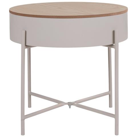 Tavolino Sisco - Beige - Truciolare Melaminico - 40x40x40 Cm - Foto 1