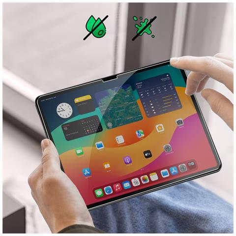 Vetro Temperato Per Ipad Air 13' 2024 Durezza 9h Antiurto Antimacchie, Trasparente - Foto 2