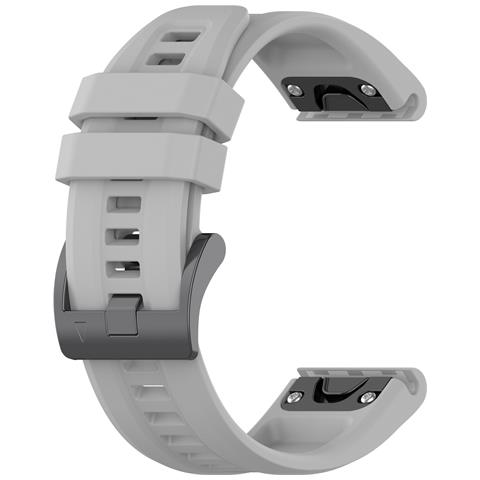 Cinturino In Silicone Per Garmin Fenix 7x 26mm Grey - Foto 1