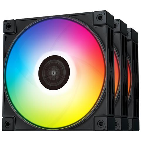 FC120-3 IN 1 Case per computer Ventilatore 12 cm Nero, Grigio 3 pz - Foto 1