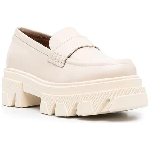 Trailblazer Loafers Mocassino Pelle Scarpe Donna Beige Eu 36, S00190-56 - Foto 2