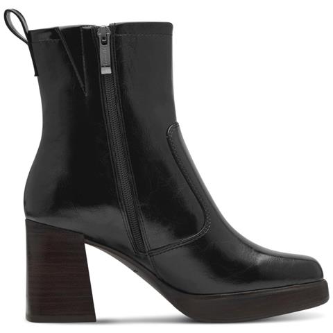 Heeled Booties Stivaletti Sintetico E Tessile Scarpe Donna Nero Eu 38, 1-25361-43 001 - Foto 3