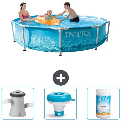 Piscina Fuori Terra - In Giro - 305x305x76 Cm - Blu - Include Accessori Coordinati Cb77 - Foto 1