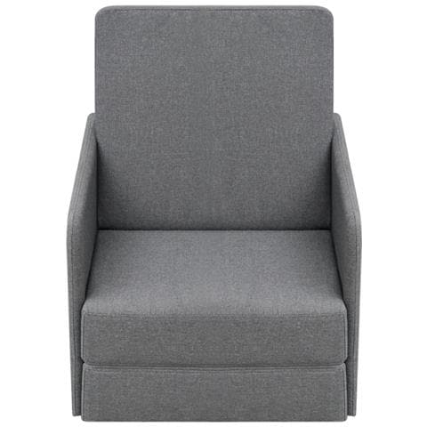Lusso Casadino -  Poltrona Letto Convertibile Grigio Chiaro In Tessuto - Foto 1