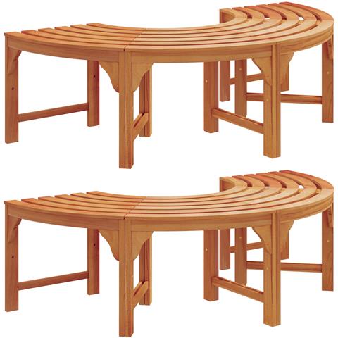 panchina da esterno in legno di eucalipto 160 cm - Foto 1