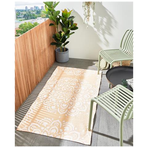 Tappeto Per Esterni Karwar 80 X 150 Cm Beige - Foto 1