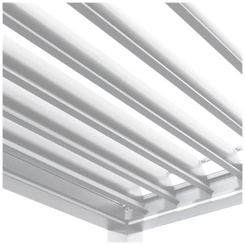 Firebolt - Pergola Bioclimatica Motorizzata Con Led In Alluminio 4 X 4 M - Foto 1