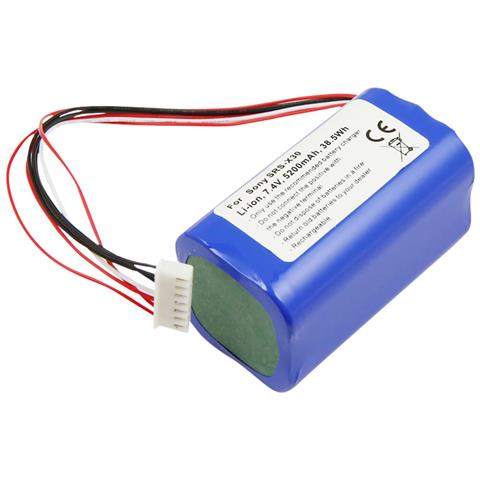 Batteria Li-ion 5200mah Per Altoparlante Bluetooth Compatibile Sony Srs-xb3 7,4v - Foto 1