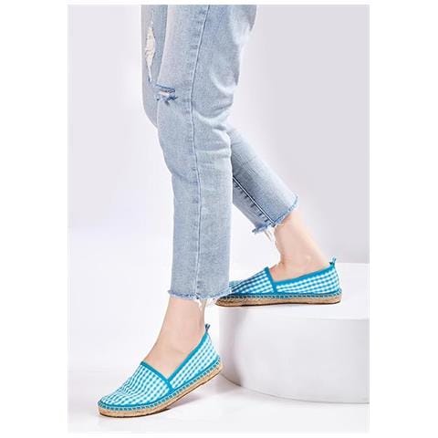 Espadrillas Da Donna In Cotone Biologico Blu 37-38 Eu - Foto 5