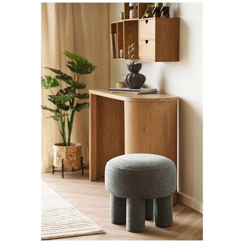 Pouf Canberra - Verde - Tessuto - 43x43x43 Cm - Foto 2