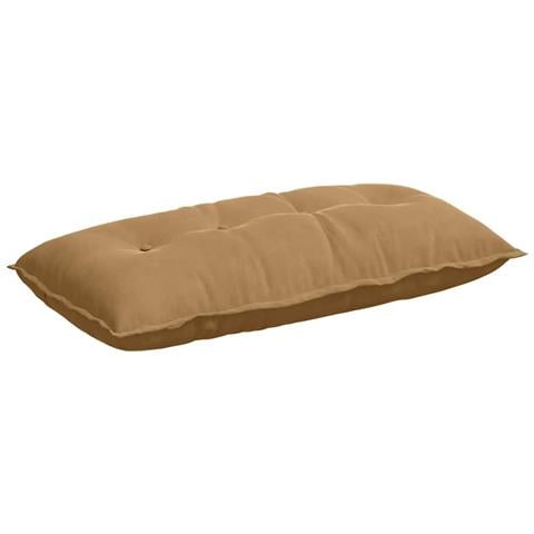 Cuscino per Schiena Marrone 100 x 50 cm Tessuto in Cords - Foto 1