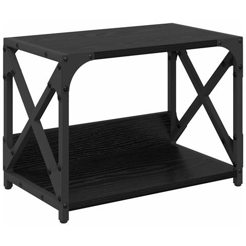 Supporto per Stampante Rovere Nero 44 x 26 x 31.5 cm - Foto 1