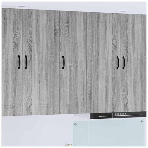 Pensile cucina Grigio Sonoma 30 x 31 x 100 cm Legno multistrato - Foto 2