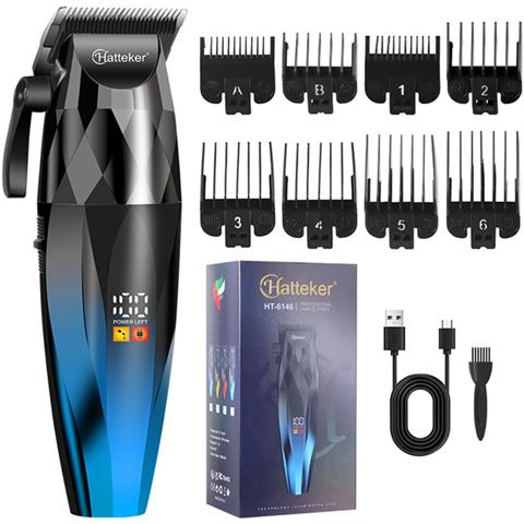 Tagliacapelli Elettrico: Lama Regolabile, Display Digitale E Funzionamento Silenzioso Blue - Foto 1