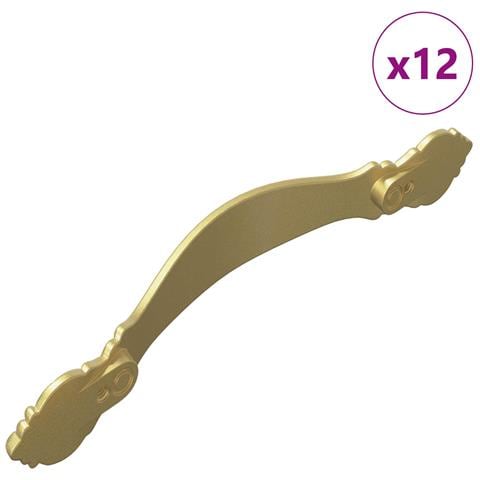 Manico 12 pcs Oro 143 x 19,2 x 20 mm Lega di Zinco - Foto 1