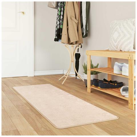 Tappeto Stampa Crema 150 x 50 cm Poliestere e PVC - Foto 2