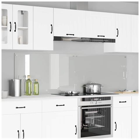 Rivestimento da Cucina 2 pcs Trasparente 100 x 60 cm - Foto 2