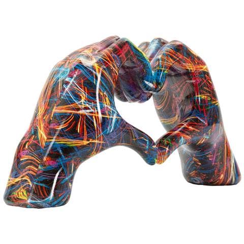 Scultura Lover Psyco In Resina Multicolore - Foto 2