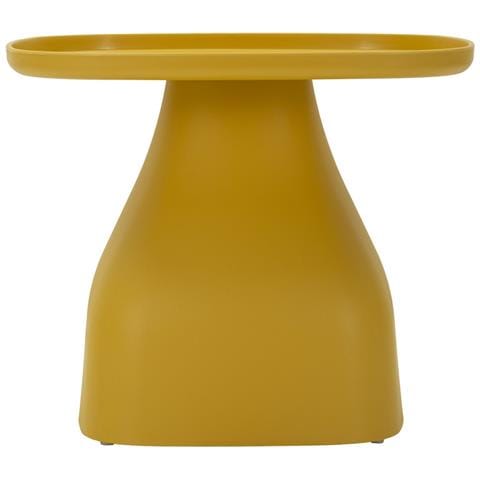 Tavolino Gea In Plastica Giallo Senape Cm 48x48x38 - Foto 2
