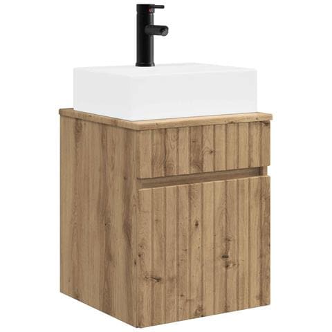Mobile Lavabo da Parete Rovere Artigianale 39 x 41 x 62,5 cm - Foto 1