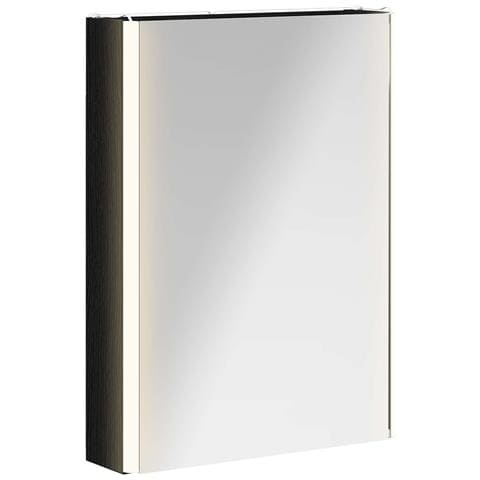 Mobiletto per specchio da bagno Rovere Nero 43 x 11,5 x 60,5 cm - Foto 1