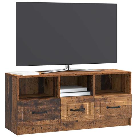 Mobile TV Legno antico 102 x 34,5 x 47 cm Legno ingegnerizzato - Foto 2
