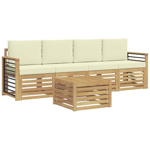 Set divani Legno di Acacia Massello - Foto 1