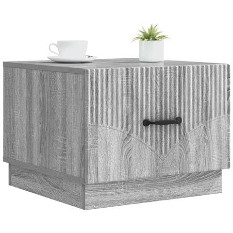Tavolino da salotto con cassetto Grigio Sonoma 49 x 50 x 37 cm - Foto 2