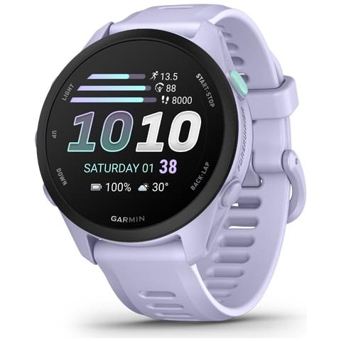 Forerunner 70 3,05 cm (1.2") AMOLED 30 mm Digitale 390 x 390 Pixel Touch screen Lavanda GPS (satellitare) - Foto 1