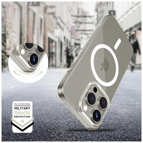 Custodia Iphone 15 Pro - Trasparente - Foto 5
