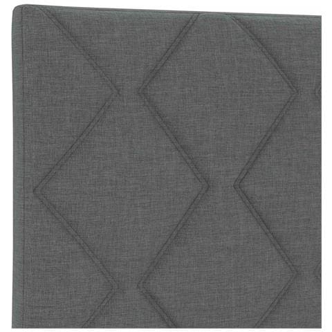 Letto box spring con materasso Grigio Scuro 100 x 200 cm - Foto 10