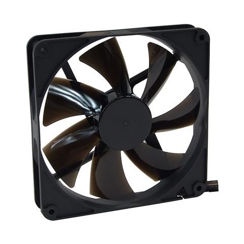 BlackSilentPro PK3, Ventilatore, Computer case, 14 cm, Nero, 4,5V, 14 cm - Foto 2