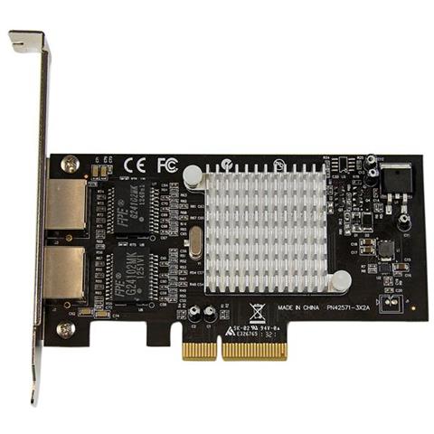Scheda adattatore server di rete Gigabit Ethernet PCI Express (PCIe x4) a due porte - Intel i350 NIC - Foto 4
