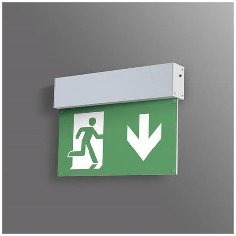 Indicazione Via Di Fuga Illuminata Montaggio A Parete - Foto 1