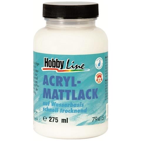 Lacca Acrilica Opaca A Base Acquosa Hobby Line - 275 Ml - Foto 1