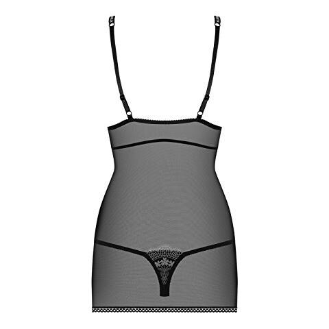 Pelle Chemise Biancheria Erotica E Lattice Per Le Donne Unisex Adulto Del Sesso E La Sensualità Di Biancheria Intima Nel Mese Di Settembre, Multicolore, S / M Donna - Foto 2