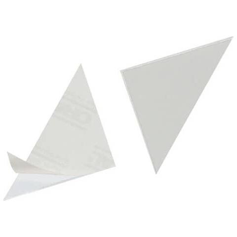 Tasche Adesive Cornerfix® Triangolari Polipropilene Trasparente 75x75mm Conf. 100 - 828119 - Foto 1