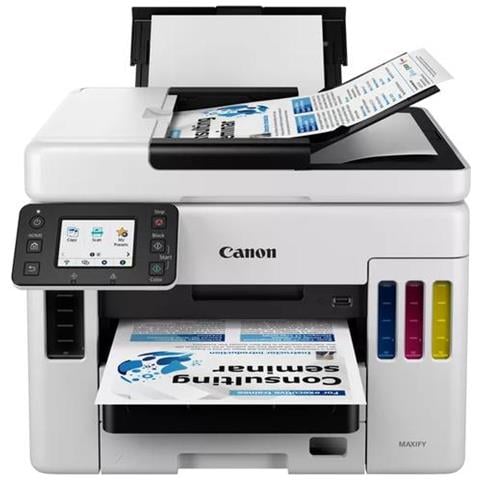 Stampante Multifunzione MAXIFY GX7050 Inkjet a Colori Stampa Copia Scansione Fax A4 24 ppm (B /N) 15,5 ppm (a Colori) Wi-Fi / Ethernet / USB - Foto 1