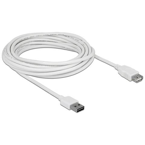 85202 5m USB A USB A Bianco cavo USB - Foto 1